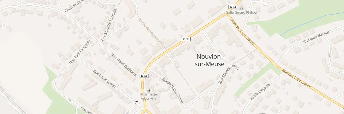 Plan du 52E Rue Jean Jaurès à Nouvion-sur-Meuse