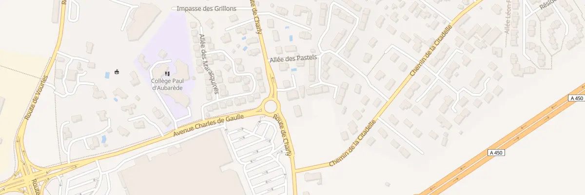 Plan du 83 Rte de Charly à Saint-Genis-Laval