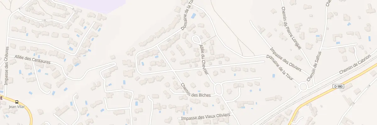 Plan du 30 Che des Biches à Villeneuve-lès-Avignon
