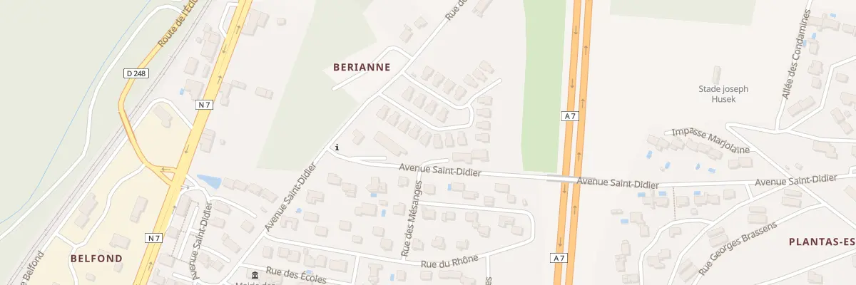 Plan de Berianne aux Tourrettes