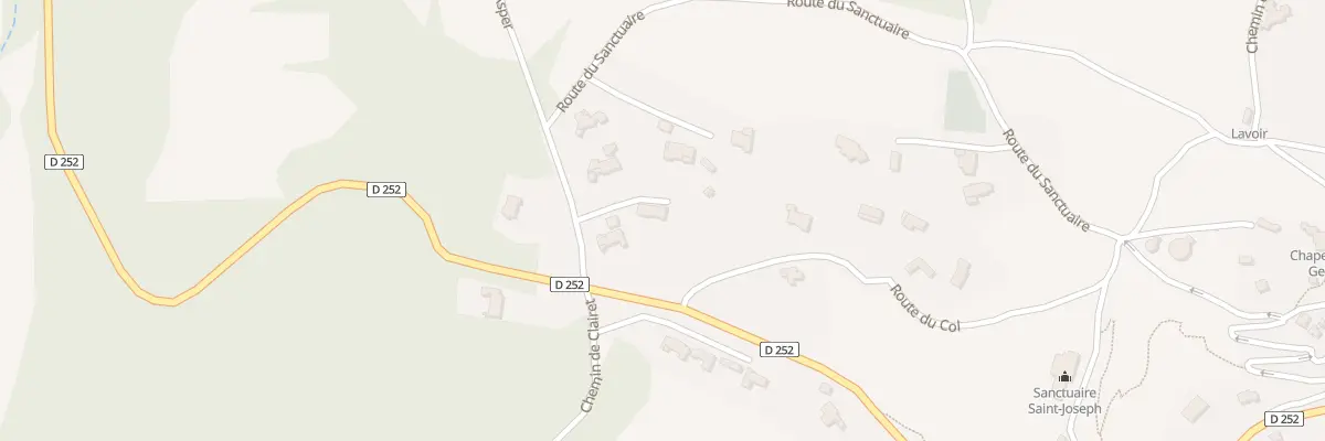 Plan du 5500 Le Col à Roussas