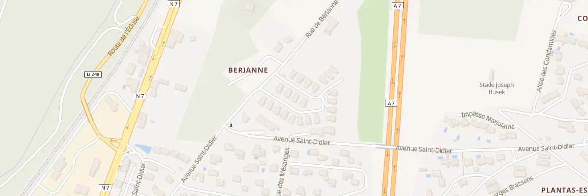 Plan du 5041 Berianne aux Tourrettes