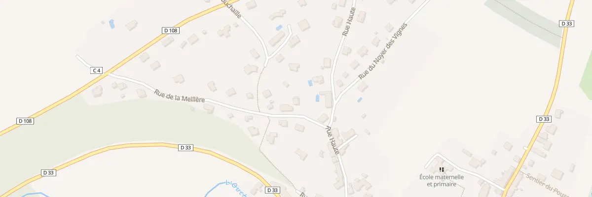 Plan du 50 Rue de la Meillère à Sainte-Marie-sur-Ouche