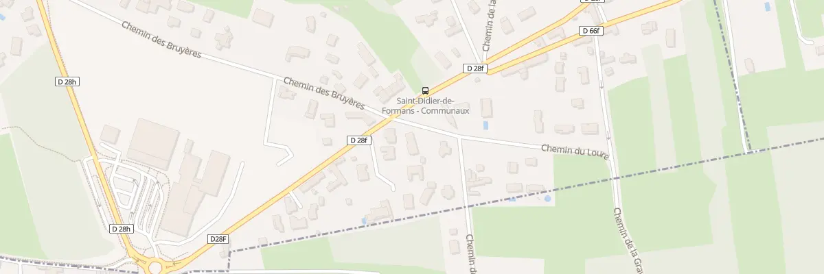 Plan du 34 Che du Loure à Saint-Didier-de-Formans
