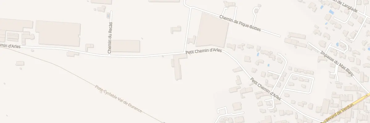 Plan du 23 Petit chemin d’Arles à Rognonas