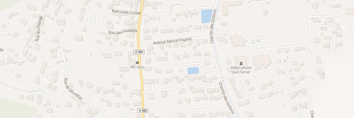 Plan du 5674 Che des Grillons à Sauveterre