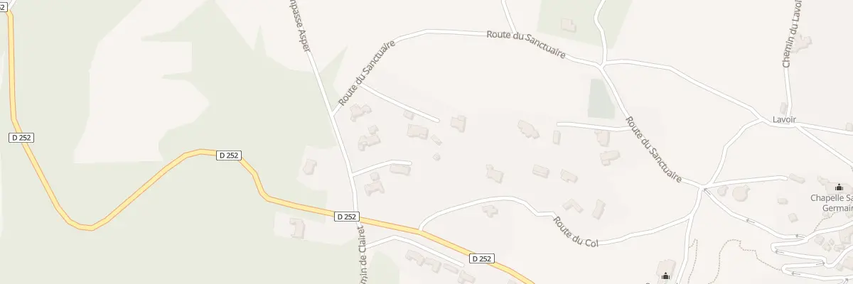 Plan du 6500 Le Col à Roussas