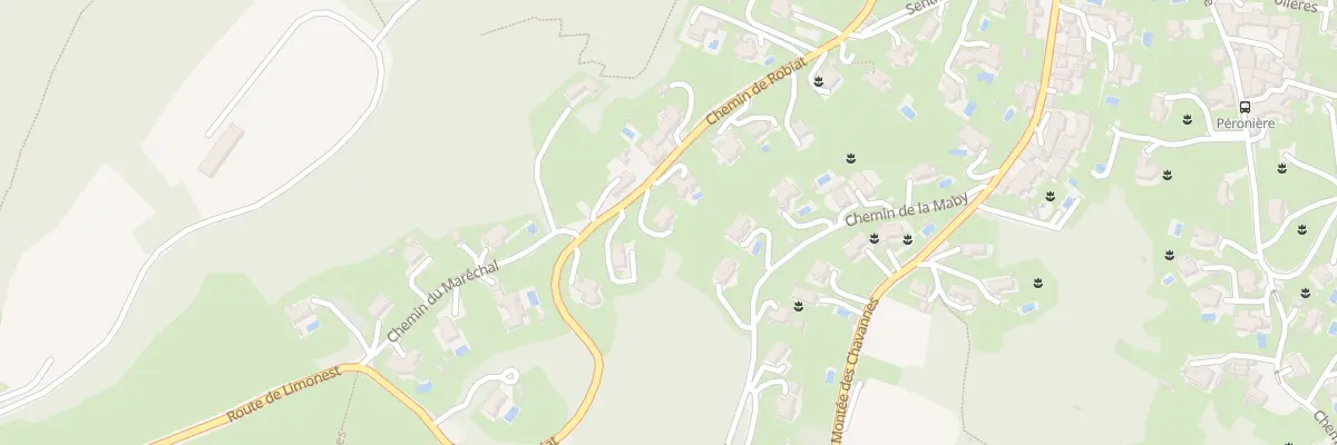 Plan du 393 Che du Robiat à Poleymieux-au-Mont-d’Or