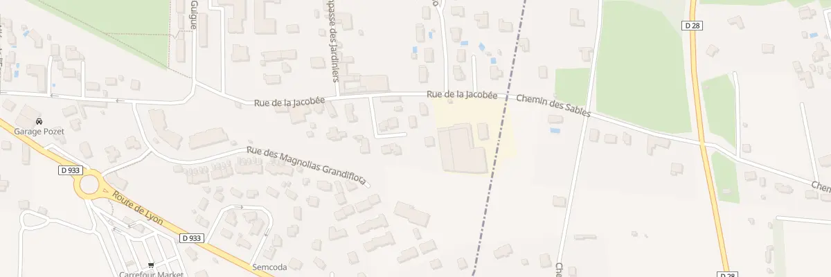 Plan du 490D Rue de la Jacobée à Trévoux
