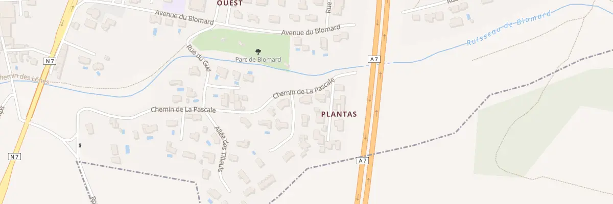 Plan du 5 La Pascale aux Tourrettes