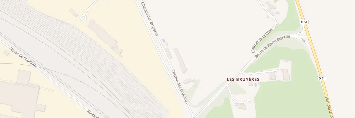 Plan du 752 Che des Bruyères à Quincieux