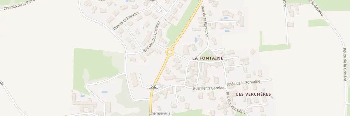 Plan du 4 Pl de la Fontaine à Hurigny