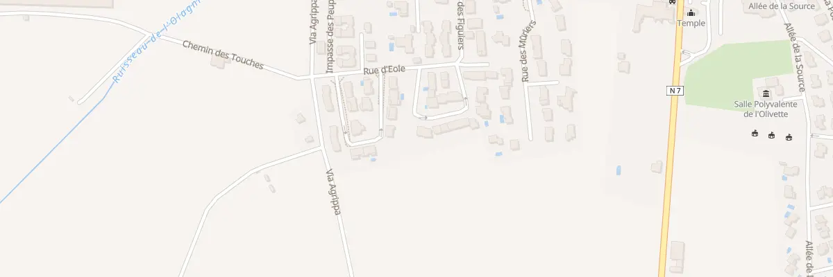 Plan du 107 Rue des Capucines à Saulce-sur-Rhône