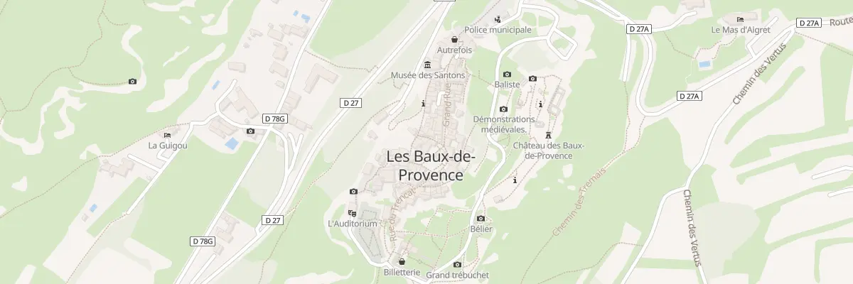 Plan du 5136 Rue de la Lauze aux Baux-de-Provence