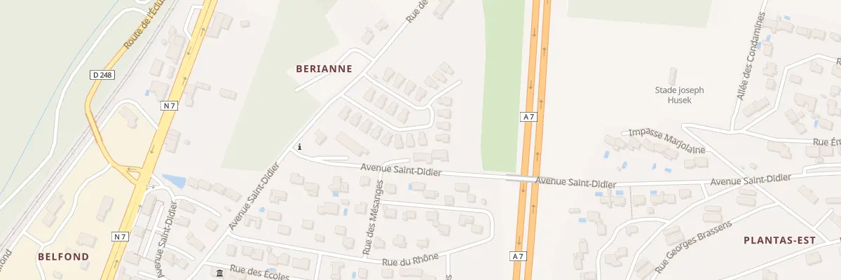 Plan du 5023A Berianne aux Tourrettes
