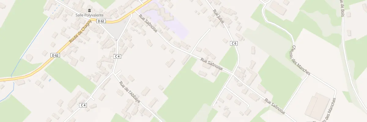 Plan du 10 Rue Saônoise à Chaudenay