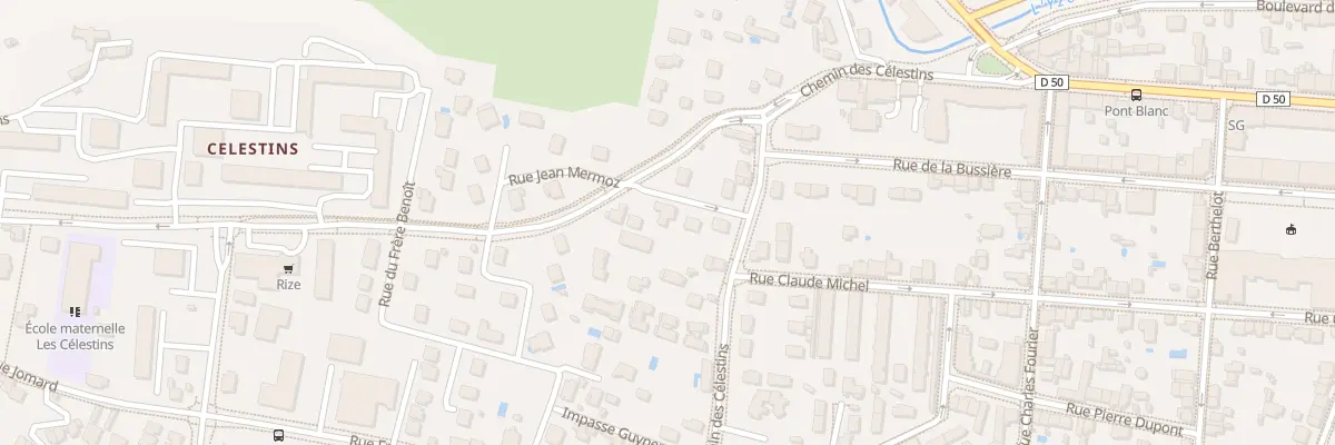 Plan du 5 Rue Jean Mermoz à Oullins-Pierre-Bénite