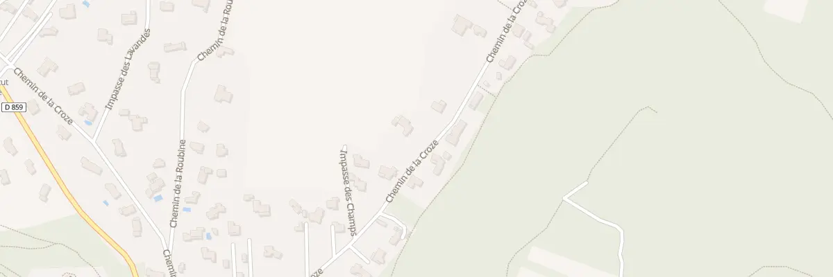 Plan du 5295 La Croze Ouest à Saint-Restitut