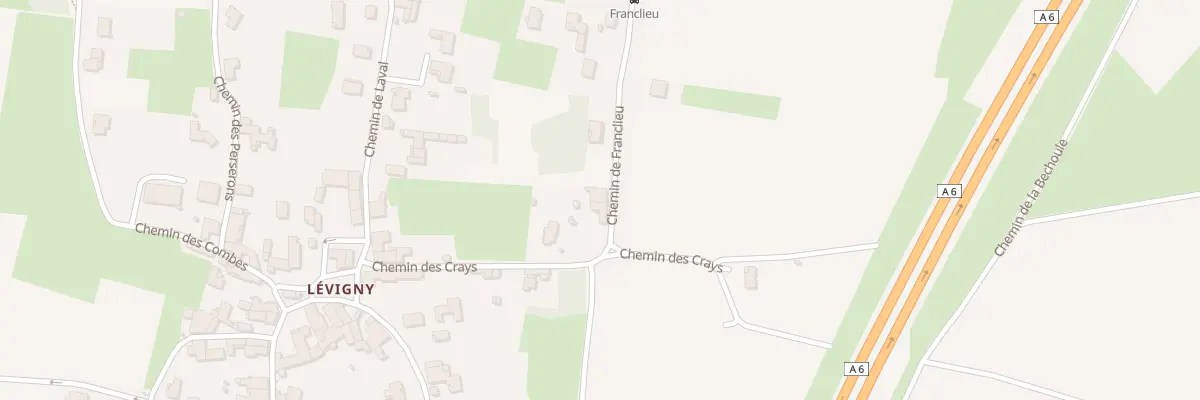 Plan du 45 Che de Franclieu à Charnay-lès-Mâcon
