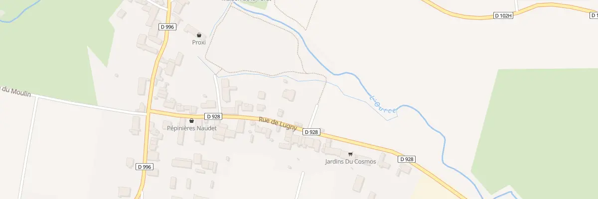Plan du 17A Rue de Lugny à Leuglay