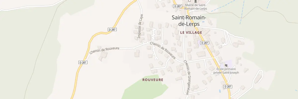 Plan du 235 Che de Rouveure à Saint-Romain-de-Lerps