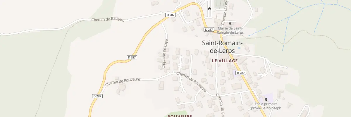 Plan du 230 Che de Rouveure à Saint-Romain-de-Lerps