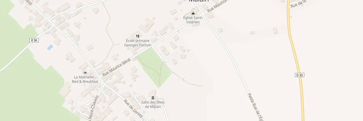 Plan du 37D Rue Maurice Béné à Mâlain
