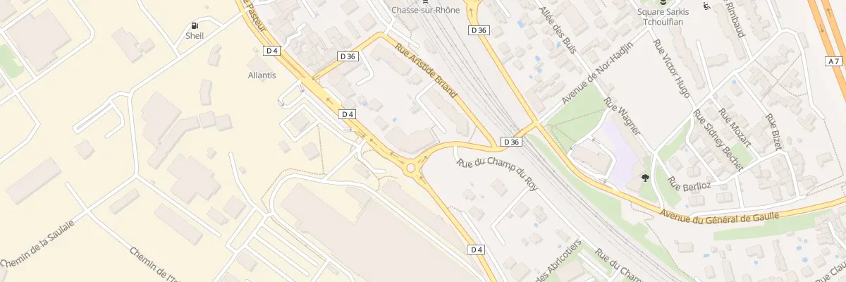 Plan du 130 Rue Aristide Briand à Chasse-sur-Rhône