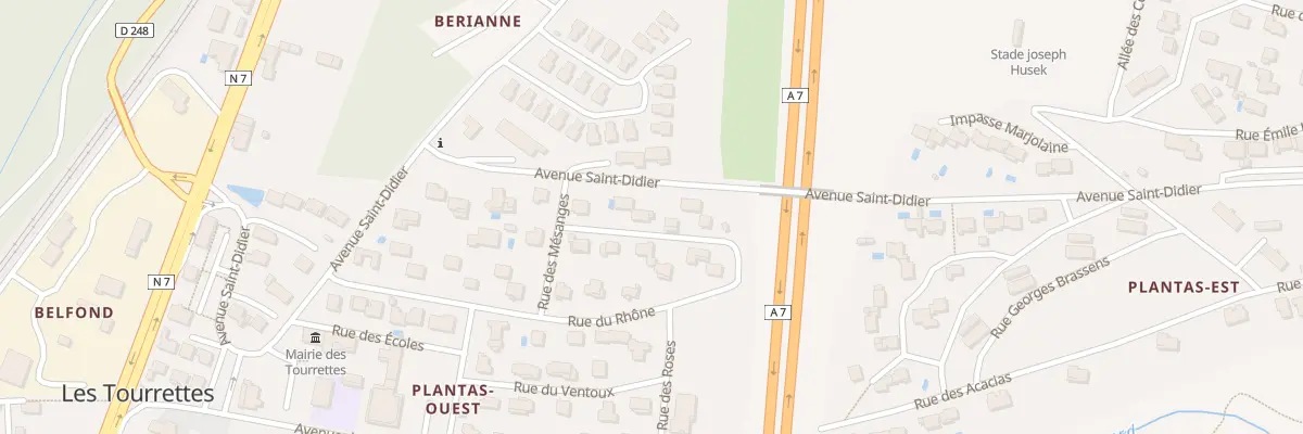 Plan du 5065 Plantas Ouest aux Tourrettes