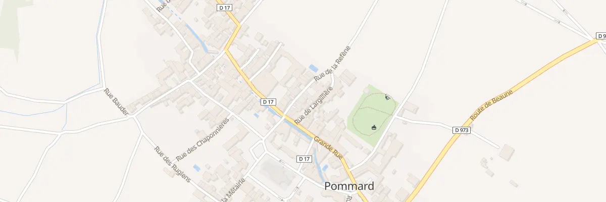 Plan du 8 Rue de la Refène à Pommard
