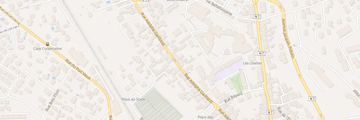 Plan du 49 Rue Adolphe Garilland au Péage-de-Roussillon