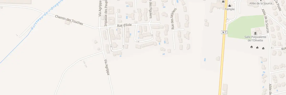 Plan du 99 Rue des Capucines à Saulce-sur-Rhône