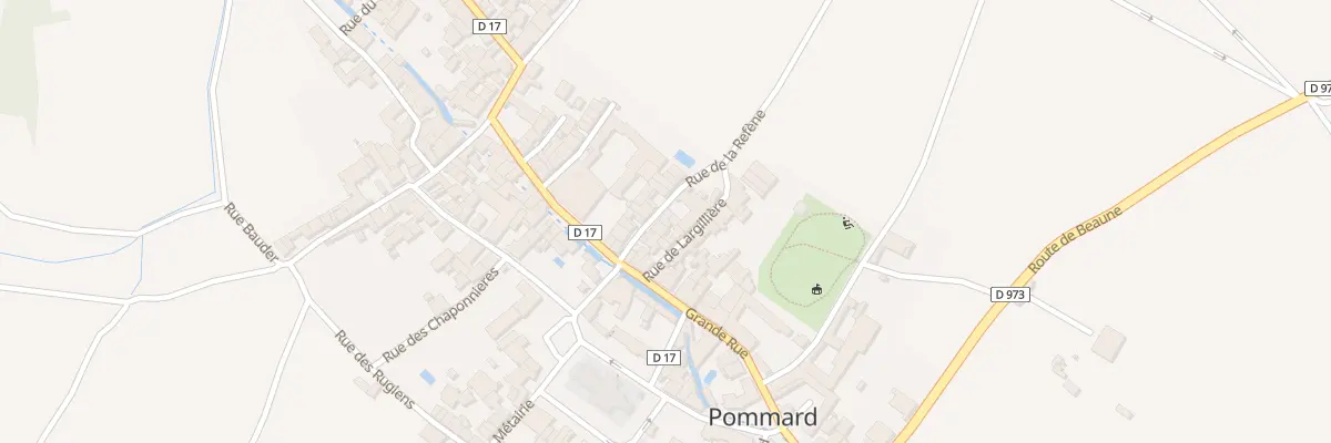 Plan du 10 Rue de la Refène à Pommard