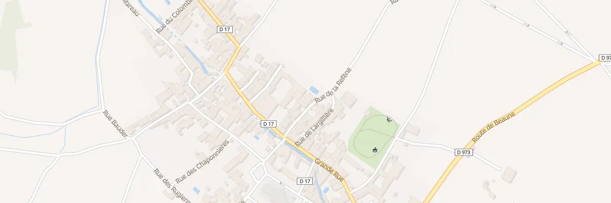 Plan du 9 Rue de la Refène à Pommard