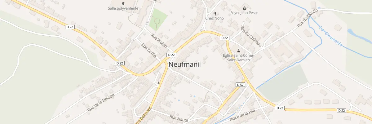 Plan du 45 Rue Jean Jaures à Neufmanil