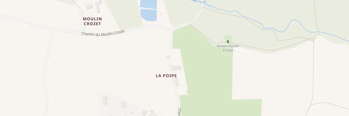 Plan du 400 Che de la Poipe à Montceaux