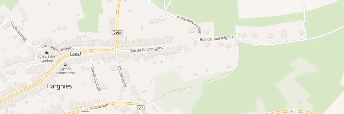 Plan du 24 Rue de Bourseignes à Hargnies