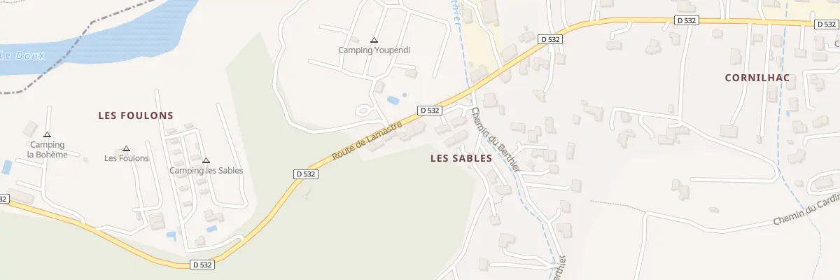 Plan du 187 Rte de Lamastre à Tournon-sur-Rhône