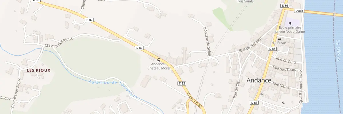 Plan du 380 Rte Rd 82 à Andance