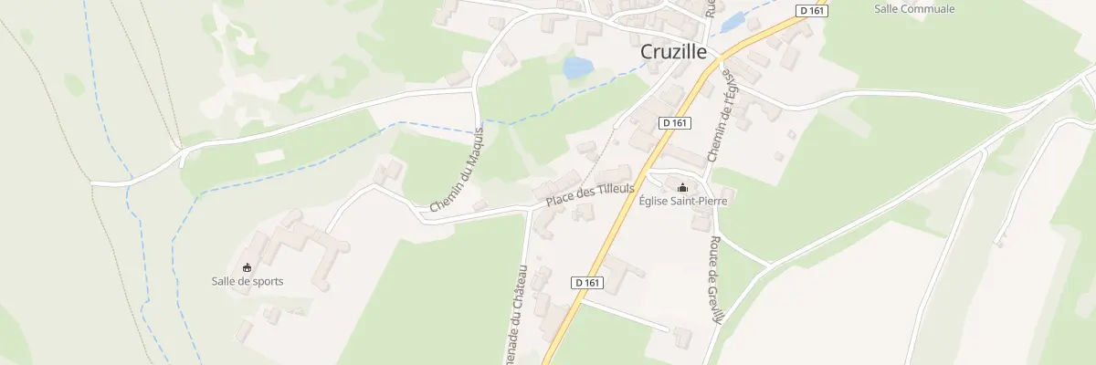 Plan du 5009 Le Bourg à Cruzille