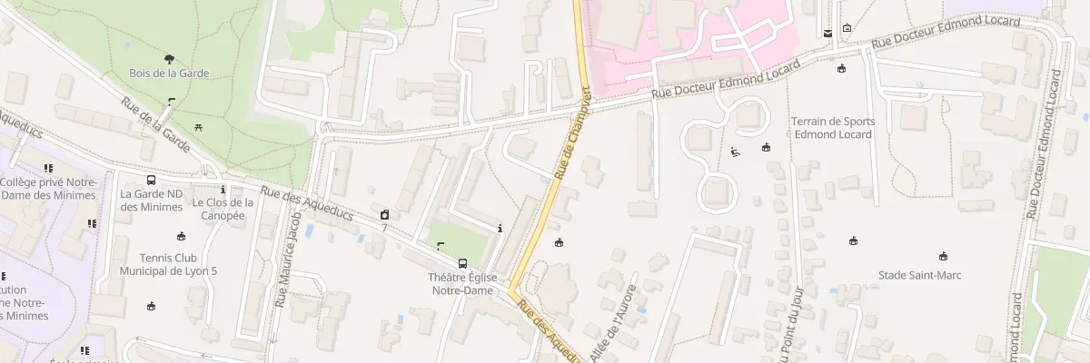Plan du 26 Rue des Aqueducs à Lyon 5e Arrondissement