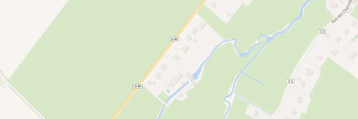 Plan du 1 Imp du Moulin à La Charmée