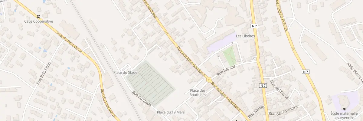 Plan du 42 Rue Adolphe Garilland au Péage-de-Roussillon