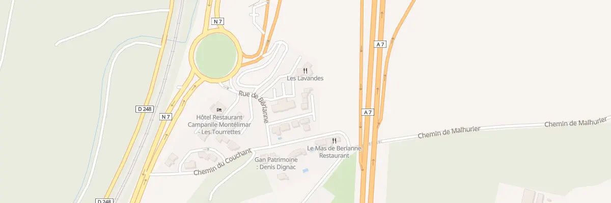 Plan du 3 Marais aux Tourrettes