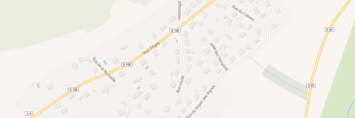 Plan du 435 Rue Haute à Sainte-Marie-sur-Ouche