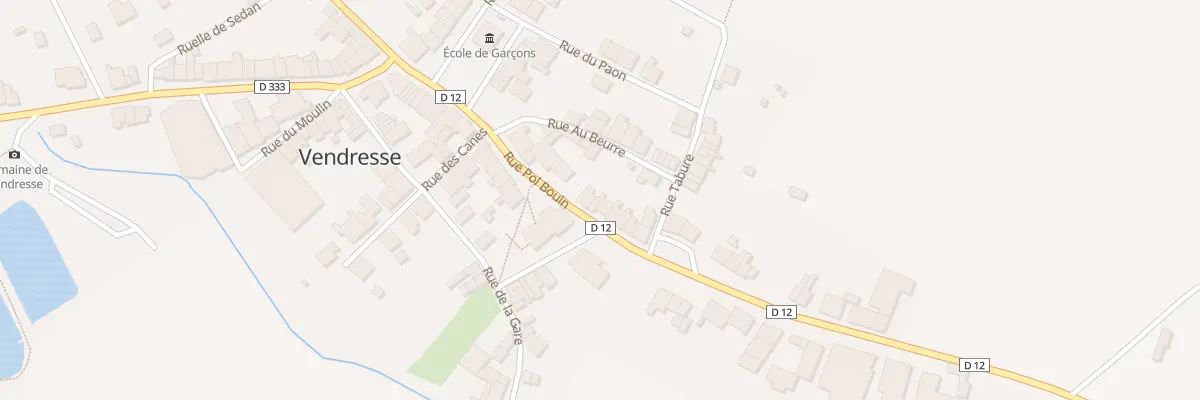 Plan du 5189 Le Village à Vendresse