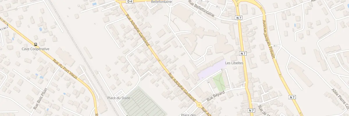Plan du 45 Rue Adolphe Garilland au Péage-de-Roussillon