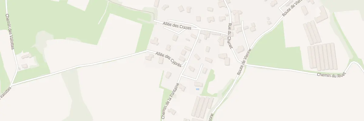 Plan du 16 All des Cyprès à Saint-Prim