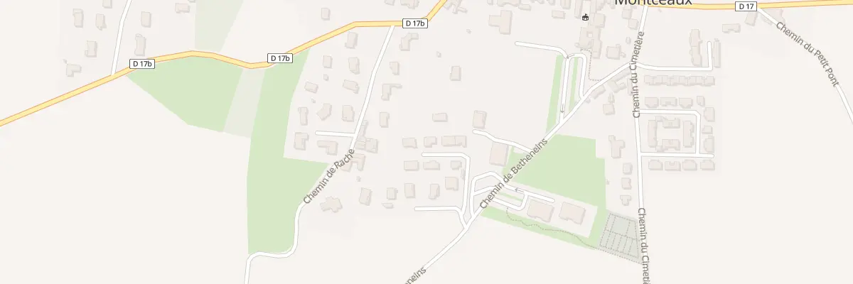 Plan du 268 Che de Betheneins à Montceaux