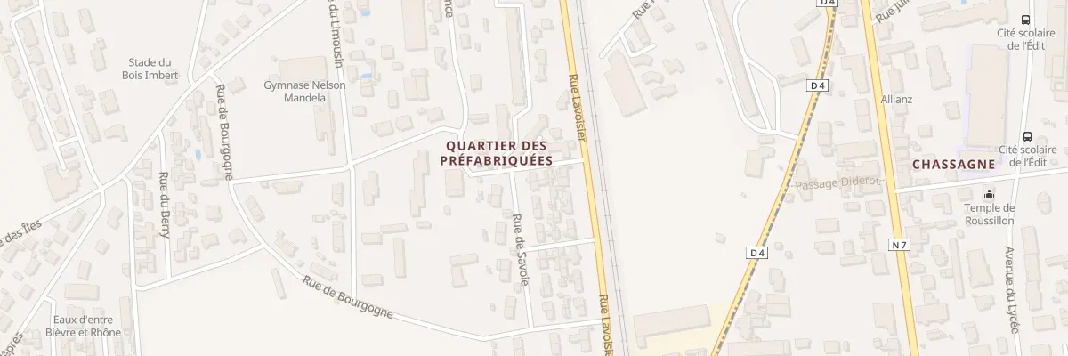 Plan du 2 Rue de Savoie au Péage-de-Roussillon